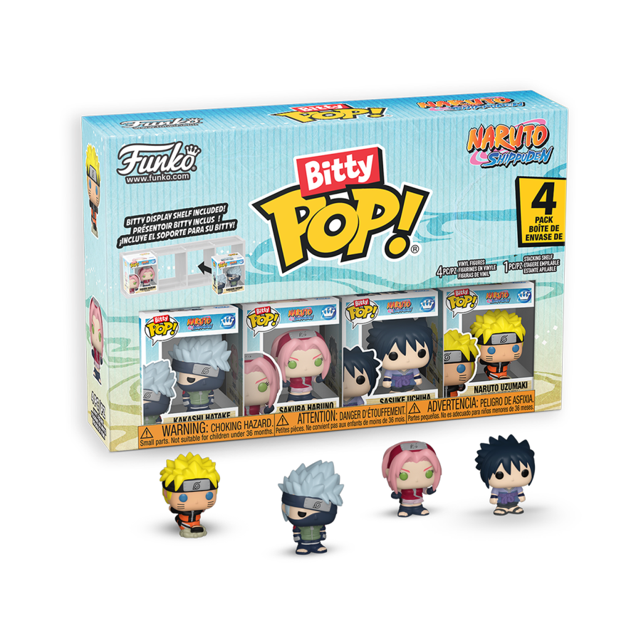 Naruto Team 7 Bitty Pop! 4-Pack