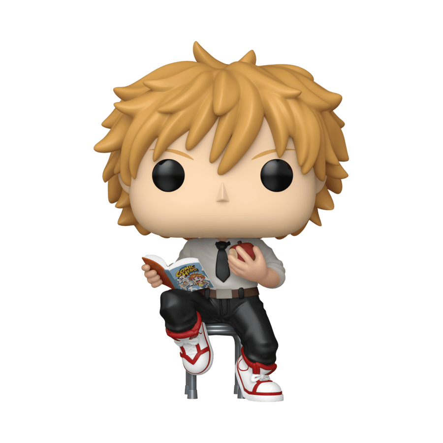 Chainsaw Man – Denji Reading Pop! Vinyl