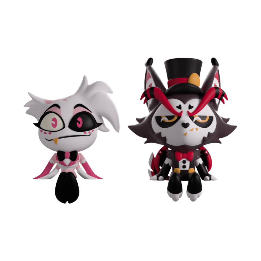 Hazbin Hotel – Angel Dust & Husk Monitor Buddiez 2.5″ Vinyl...