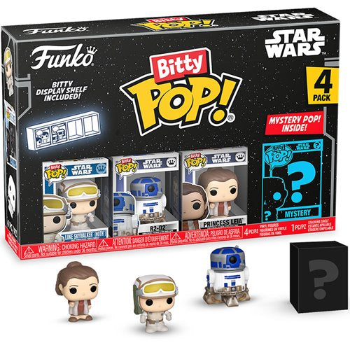 Star Wars Luke Skywalker (Hoth) Series 2 Funko Bitty Pop! Mini-Figure 4-Pack