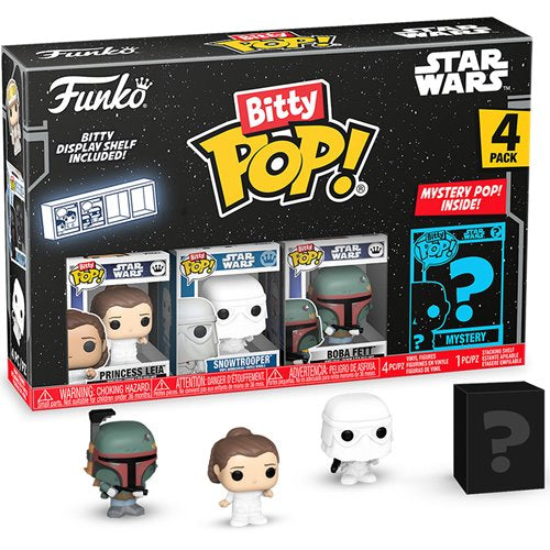 Star Wars Princess Leia Series 2 Funko Bitty Pop! Mini-Figure 4-Pack