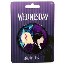 Wednesday - Stained-glass Character Pin