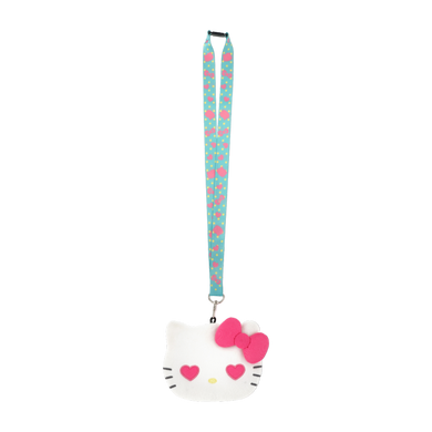 Hello Kitty - Lanyard with Plush Pouch