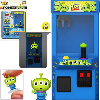 Toy Story Alien Claw Glow-in-the-Dark 8-Bit Funko Bitty Pop! Arcade Cabinet