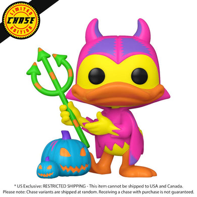 Disney - Devil Donald with Pumpkin US Exclusive Pop! Vinyl [RS] Chase Case