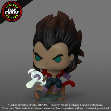 Dragon Ball: GT - Super Saiyan 4 Vegeta US Exclusive Flocked Pop! Vinyl [RS] Chase Case