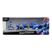 Power Rangers - 1974 Mazda RX-3 (with Blue Ranger) 1:24 Scale Diecast Vehicle Set