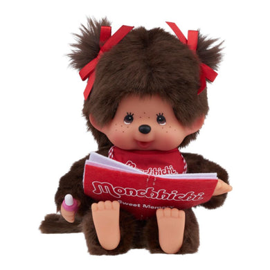 Monchhichi - Girl Reading Plush