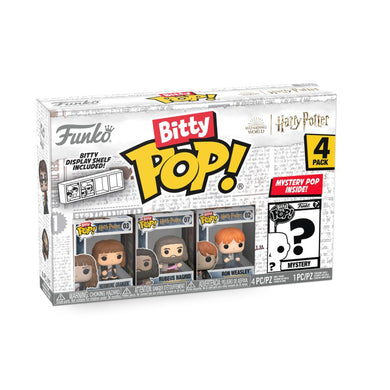 Harry Potter - Hermione, Hagrid & Ron Bitty Pop! 4-Pack