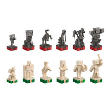 Minecraft - Overworld Heroes vs. Hostile Mobs Chess Set