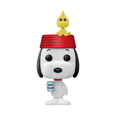 Peanuts - Snoopy with Woodstock Flocked Pop! Vinyl [RS]