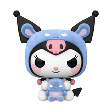 Hello Kitty - Kuromi as Baku Flocked Pop! Vinyl