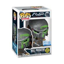 Alien Vs Predator: Requiem - Bull Predator (Battle Damaged) US Exclusive Glow Pop! Vinyl [RS]