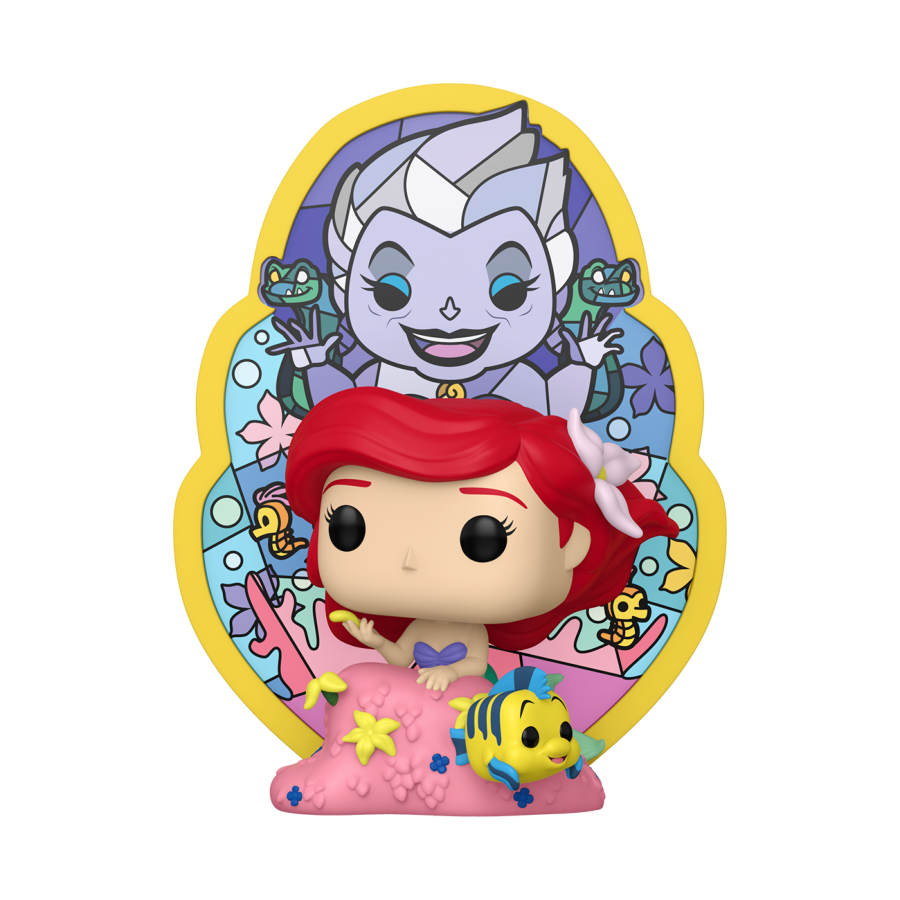 The Little Mermaid (1989) - Ariel (Stained Glass) Pop! Deluxe